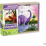 Dynamite Dinosaurs 4-Pack 12pc Wooden Puzzles
