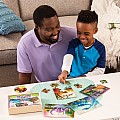 Dynamite Dinosaurs 4-Pack Wooden Puzzles