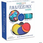Sensory Genius Fun and Focus Pack: Textures Fidget Toy Set