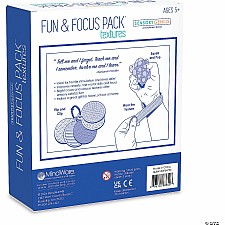 Sensory Genius Fun and Focus Pack: Textures Fidget Toy Set