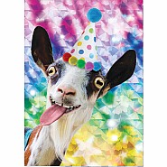 Hoping Your Birthday Is The G.O.A.T.! Foil Card