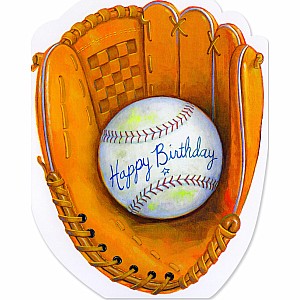 Baseball Glove Die-Cut Card(Woh)