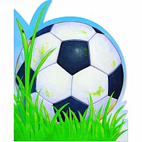 Soccer Ball Die-Cut Card (Woh)