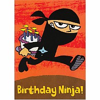 Ninja Birthday Card