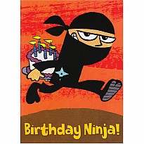 Ninja Birthday Card