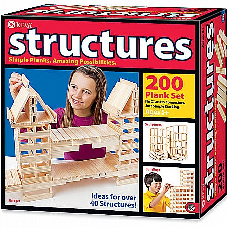 Structures 200 Plank Set Keva