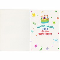 Age 5 Lettering Foil Card