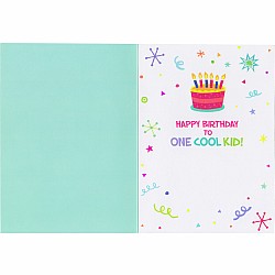 Age 6 Lettering Foil Card