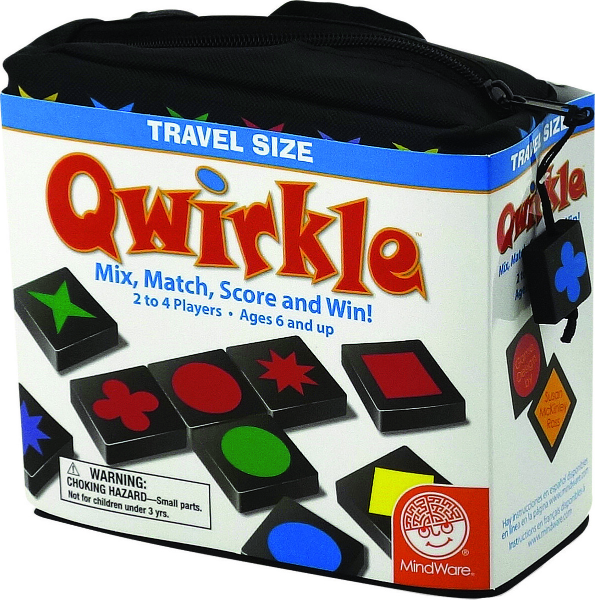Travel Size MindWare 0736970521329 Qwirkle Game 