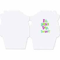 Cupcake Die-Cut Foil Card