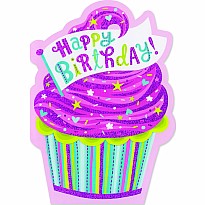 Cupcake Die-Cut Foil Card