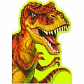 Ferocious T-Rex Die-Cut Card