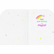 Unicorn & Rainbow Die-Cut Card