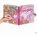 Rainbow World Foil Coloring Diary