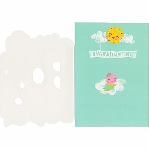 It'S A Boy Die-Cut Card