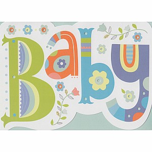 Baby Die-Cut Card