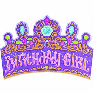 Crown "Birthday Girl" Glitter Card
