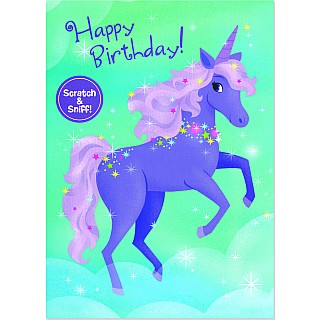 Grape Unicorn Scratch & Sniff Card