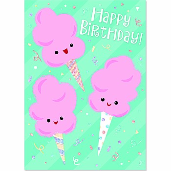 Cotton Candy Foil Card - Teaching Toys and Books