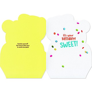 Chocolate Cupcake Scratch & Sniff Card