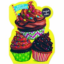 Chocolate Cupcake Scratch & Sniff Card