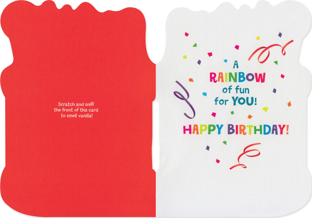 Rainbow Cake Scratch & Sniff Card