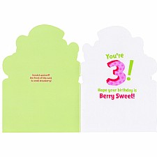 Age 3 Strawberry Cake Scratch & Sniff Ca