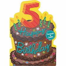 Birthday Card -You're 5! Hooray!