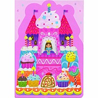 Princess Castle Cake Die-Cut Card