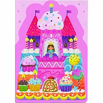 Princess Castle Cake Die-Cut Card