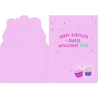 Princess Castle Cake Die-Cut Card