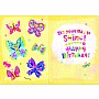 Butterflies Foil Card