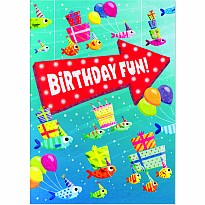 Fish Party Foil Card