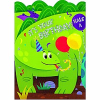 Dino - Tri-Fold - Birthday Card