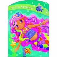 Mermaid Tri-Fold Card