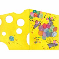 SWISS CHEESE MOUSE BDAY CARD