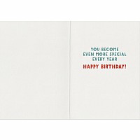 Another Year Foil Birthday Card