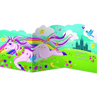 Unicorn Tri-Fold Card