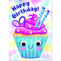Cupcake Googly Eyes Birthday Card