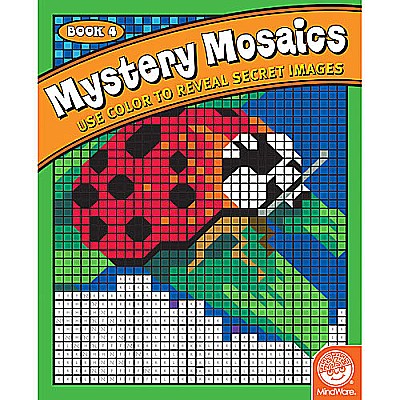Mystery Mosaics: Book 4 - Colour By Number
