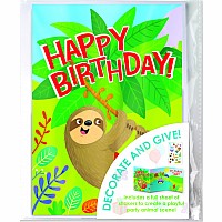 Party Animals Decorate Your Own Card