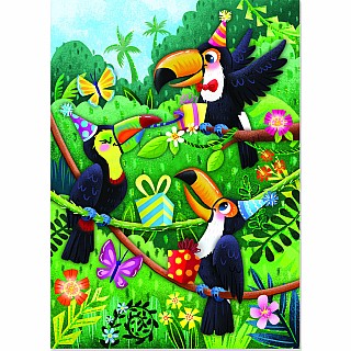 Toucan Foil Birthday Card