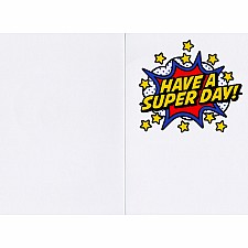 Superhero Happy Birthday Foil Card
