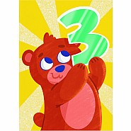 Bear Three Year Old Card