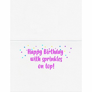 Birthday Card -Sprinkles On Top