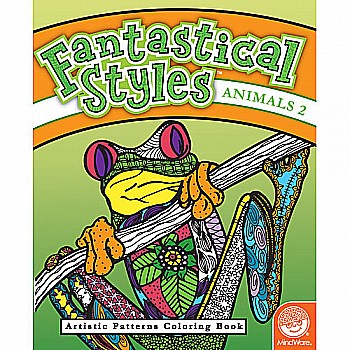 Fantastical Styles: Animals (Coloring Book #2)