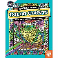 Color Counts: Adorable Animals - Colour By Number