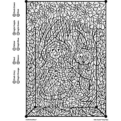 Color Counts: Fairy Tales - Colour By Number - Kite and Kaboodle