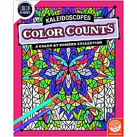Color By Numbers Color Counts: Kaleidoscopes
