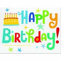 Happy Birthday Gift Enclosure Card